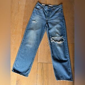 Levi’s ribcage straight ankle Jean